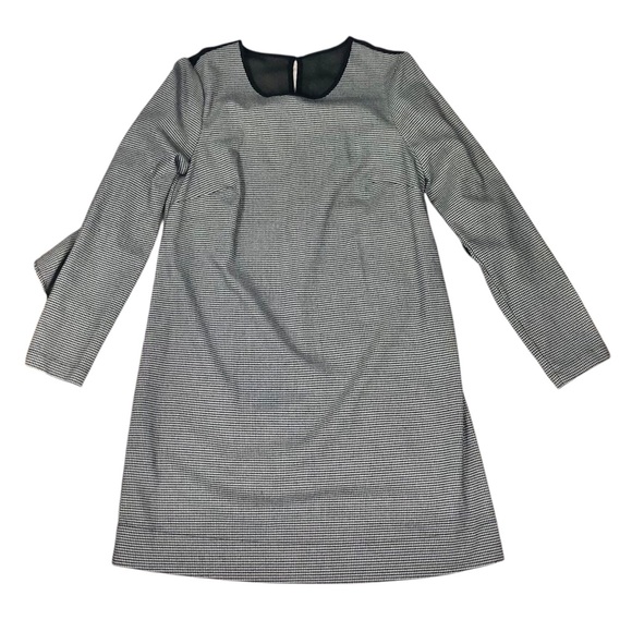 DRESS - Women's BCBGeneration Black/White Houndstooth Ruffle Sleeve Mini Dress. - Picture 15 of 16